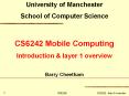 Mobile Computing (CS6242) PowerPoint PPT Presentation