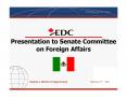 Presentation to Senate Committee on Foreign Affairs PowerPoint PPT Presentation