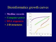 Bioinformatics growth curves