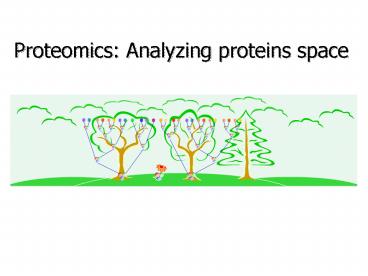 Proteomics: Analyzing proteins space