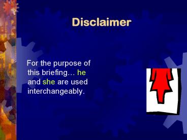 Disclaimer
