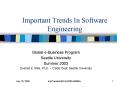 Important Trends In Software Engineering PowerPoint PPT Presentation