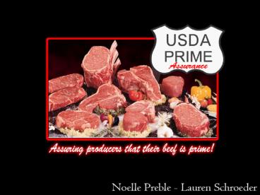 Wouldnt Beef Producers like to: