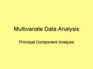 Multivariate Data Analysis