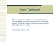 Acne Treatment PowerPoint PPT Presentation