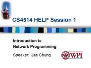 CS4514 HELP Session 1