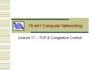 15441 Computer Networking