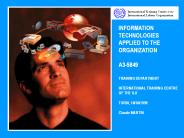 INFORMATION TECHNOLOGIES