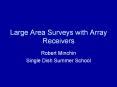 Large Area Surveys with Array Receivers PowerPoint PPT Presentation