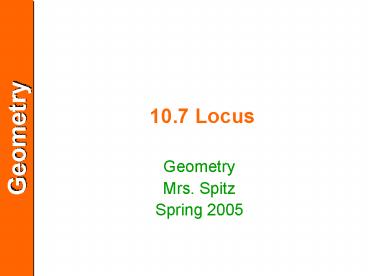 10.7 Locus