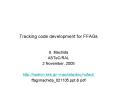 Tracking code development for FFAGs PowerPoint PPT Presentation