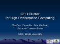 GPU Cluster for High Performance Computing PowerPoint PPT Presentation