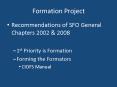 Formation Project PowerPoint PPT Presentation