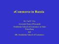 eCommerce in Russia PowerPoint PPT Presentation