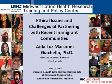 Aida Luz Maisonet Giachello, Ph.D.