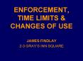 ENFORCEMENT, TIME LIMITS PowerPoint PPT Presentation