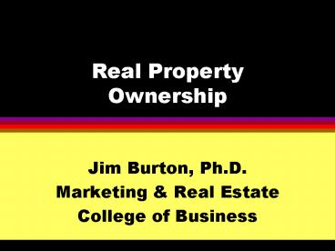 Real Property Ownership