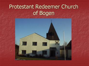 Protestant Redeemer Church of Bogen