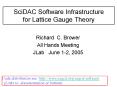 SciDAC Software Infrastructure for Lattice Gauge Theory PowerPoint PPT Presentation