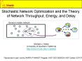 Stochastic Network Optimization and the Theory PowerPoint PPT Presentation