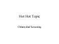 Hot Hot Topic PowerPoint PPT Presentation