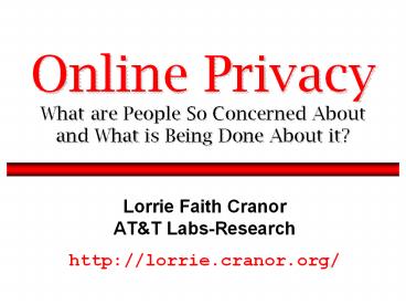 Lorrie Faith Cranor AT