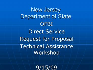 New Jersey Department of State