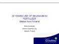 20 YEARS USE OF SELENIUM IN FERTILIZER Status from Finland PowerPoint PPT Presentation