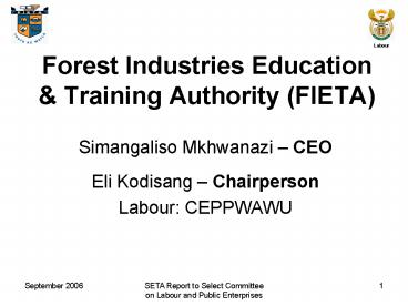 Forest Industries Education