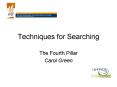 Techniques for Searching PowerPoint PPT Presentation