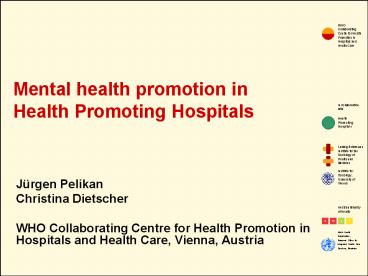 Mental health promotion in Health Promoting Hospitals