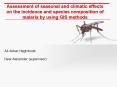 Assessment of seasonal and climatic effects on the incidence and species composition of malaria by u PowerPoint PPT Presentation