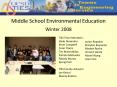 Middle School Environmental Education PowerPoint PPT Presentation