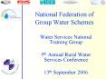 National Federation of Group Water Schemes PowerPoint PPT Presentation