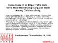 Police Close In on Dope Traffic Here Girl's Story Reveals big Marijuana Trade Among Children of city PowerPoint PPT Presentation