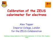 Calibration of the ZEUS calorimeter for electrons