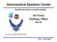 Air Force Clothing Office Mar 06 PowerPoint PPT Presentation
