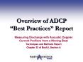 Overview of ADCP Best Practices Report PowerPoint PPT Presentation
