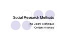 Social Research Methods PowerPoint PPT Presentation