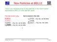 New Particles at BELLE PowerPoint PPT Presentation