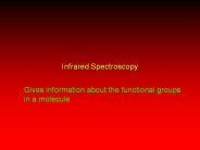 Infrared Spectroscopy