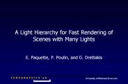 A Light Hierarchy for Fast Rendering of Scenes with Many Lights