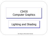 CS430 Computer Graphics