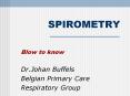 SPIROMETRY PowerPoint PPT Presentation