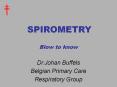 SPIROMETRY PowerPoint PPT Presentation