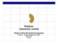 Reliance TB PowerPoint PPT Presentation