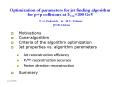 Optimization of parameters for jet finding algorithm for p p collisions at Ecm200 GeV T. G. Dedovich PowerPoint PPT Presentation