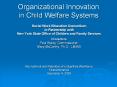 Organizational Innovation in Child Welfare Systems PowerPoint PPT Presentation