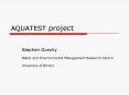AQUATEST project PowerPoint PPT Presentation