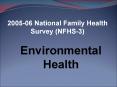 200506 National Family Health Survey NFHS3 PowerPoint PPT Presentation